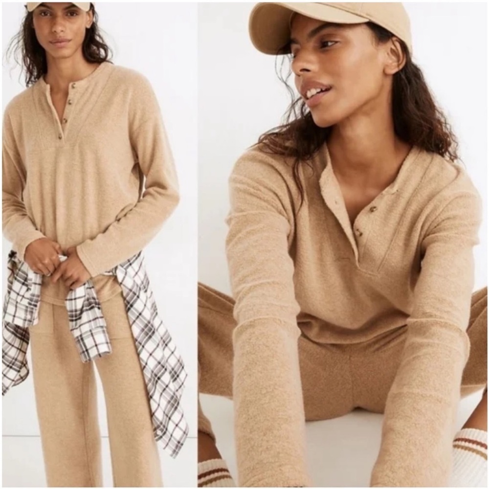 MWL cozybrushed lounge set Madewell
